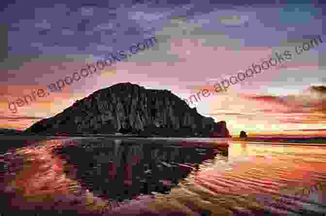 A Breathtaking Sunset Over The Iconic Morro Rock, Casting A Golden Glow On The Tranquil Waters Of Morro Bay. A Brief Geography Of Morro Bay