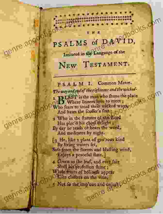 A Copy Of Psalms Of David By Isaac Watts Psalms Of David 4 (Psalms Of David By Isacc Watts)