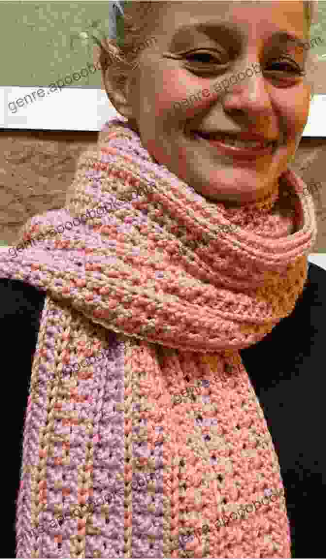 A Cozy Crochet Scarf Made With Soft, Chunky Yarn. CROCHET GIFTS: GIFT IDEAS ON YOUR BUDGET