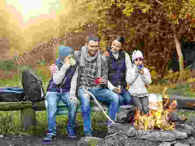 A Family Gathered Around A Campfire, Reading Stories Together Kids And Story Sharing Is Caring: 2 Short Moral Story Illustrated For Kids (Kids Moral Illustrated Stories)
