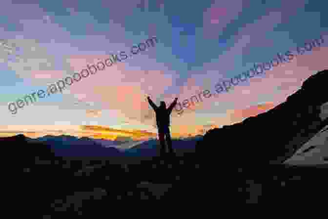 A Person Standing On A Mountaintop, Looking Out At The Sunrise. Divine Turbulence: Navigating The Amorphous Winds Of Life