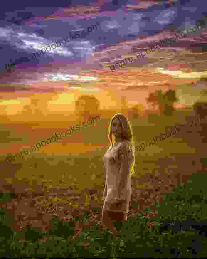 A Photo Of A Woman Standing In A Field, Facing The Sun, Representing Resilience Dansing Lucie Brock Broido