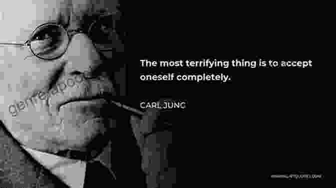 A Portrait Of Carl Jung, A Renowned Psychiatrist And Psychoanalyst, With A Quote That Reads, 'The Most Terrifying Thing Is To Accept Oneself Completely.' 50 PHRASES TO RETHINK YOUR LIFE: THE BEST PHRASES OF CARL JUNG