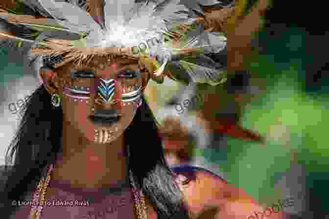 A Stately Portrait Of Guarionex, Adorned In Traditional Taino Attire, Radiating Courage And Determination. Guarionex Taino Cacique: A Hero Falls