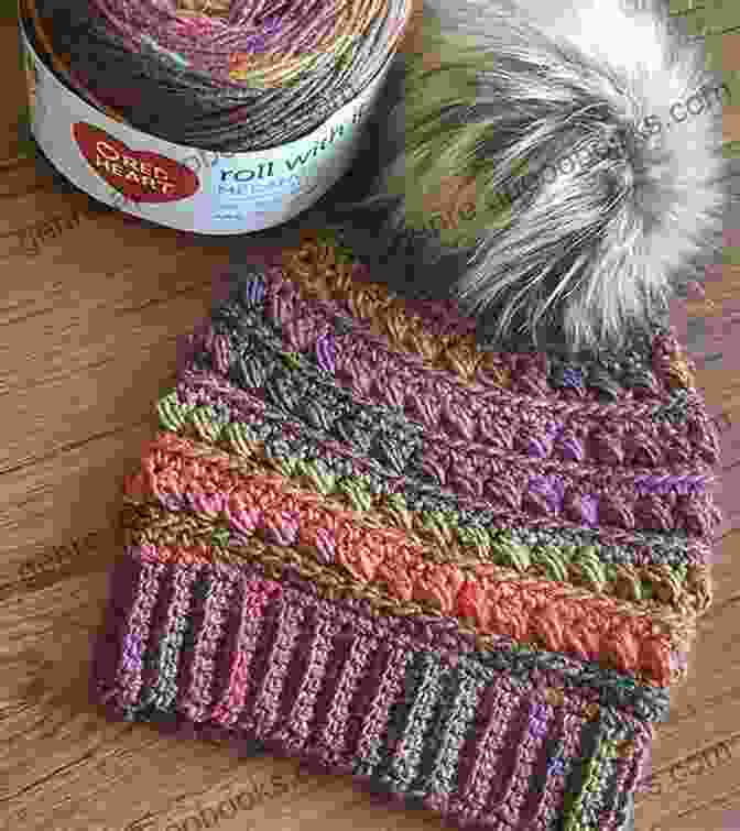 A Stylish Crochet Hat Made With A Variegated Yarn. CROCHET GIFTS: GIFT IDEAS ON YOUR BUDGET