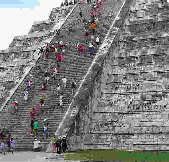 A Towering Mayan Pyramid, With Steep Steps Leading To A Grand Temple At Its Summit. Ancient Mayan Culture Unit Study