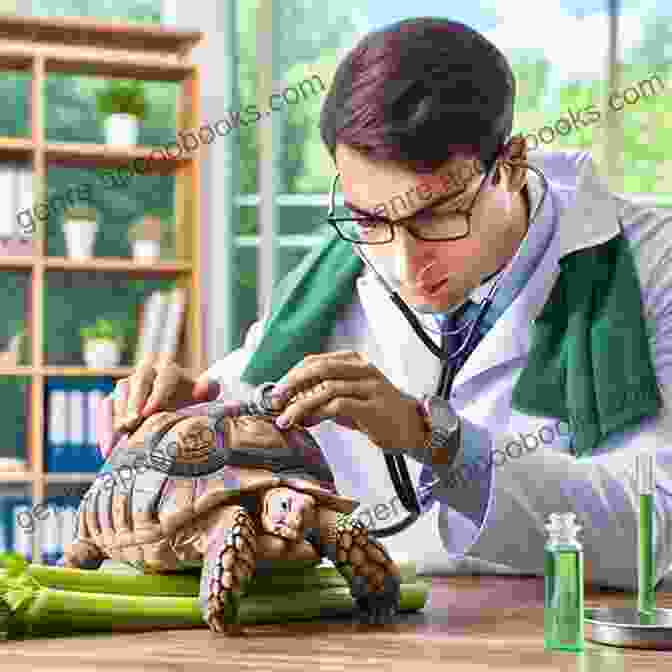 A Veterinarian Examining A Russian Tortoise RUSSIAN TORTOISE CARE: The Best Guide On How To Effectively Raise And Breed Russian Tortoise