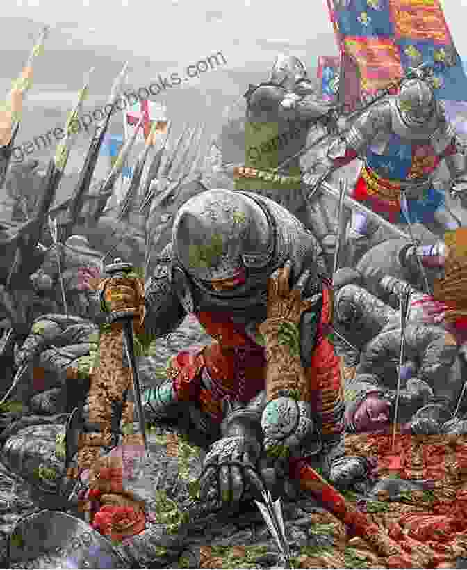 A Vibrant Depiction Of A Medieval Battle Scene, Knights Clashing In A Fierce Struggle The Passionate Brood: A Novel Of Richard The Lionheart And The Man Who Became Robin Hood