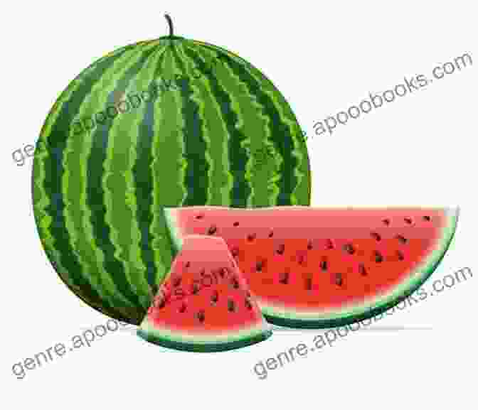 A Vibrant Illustration Showcasing A Variety Of Ripe Watermelons Against A Backdrop Of Lush Green Vines 50+ Amazing Watermelon Growing Tips: A Quick Reference Guide To Growing Watermelons