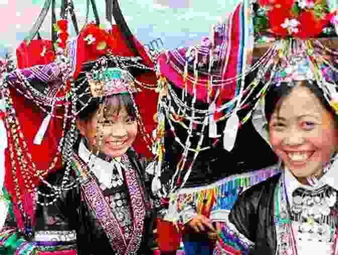 A Vibrant Portrait Of Yao People Adorned In Traditional Attire And Accessories. Other Chinas: The Yao And The Politics Of National Belonging