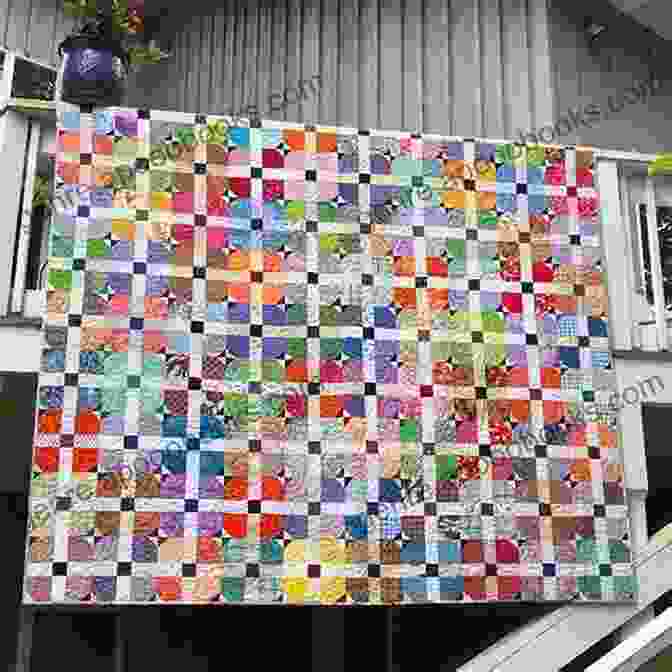 A Vibrant Quilt Made From Colorful Fabric Scraps Simple Friendships: 14 Quilts From Exchange Friendly Blocks