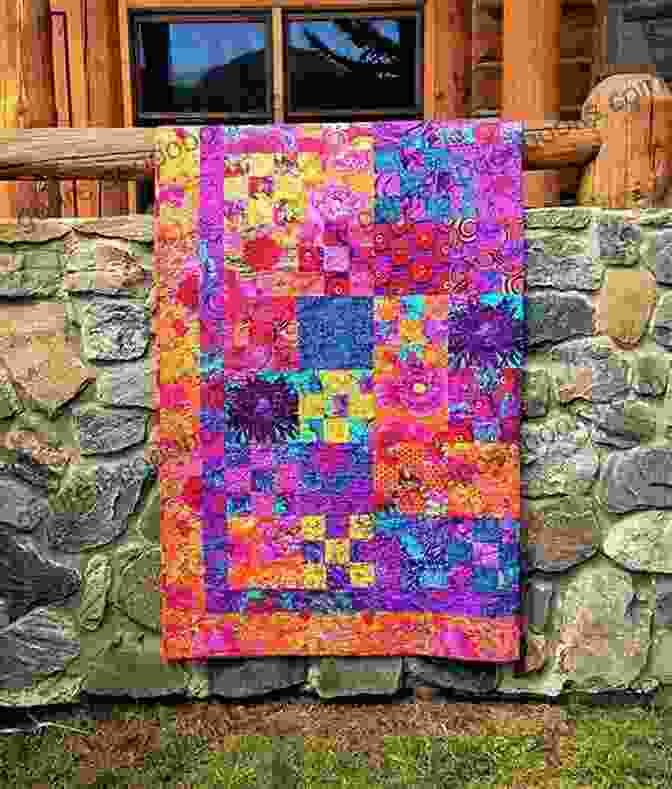 A Vibrant Quilt Made Of Colorful Fabric Squares, Stitched Together In A Captivating Pattern. Simple Patchwork: Stunning Quilts That Are A Snap To Stitch