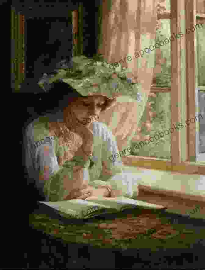 A Victorian Lady Reading By The Window Counted Cross Stitch Pattern: A Winter Beauty By Francois Martin Kavel: 19th Century Victorian Ladies