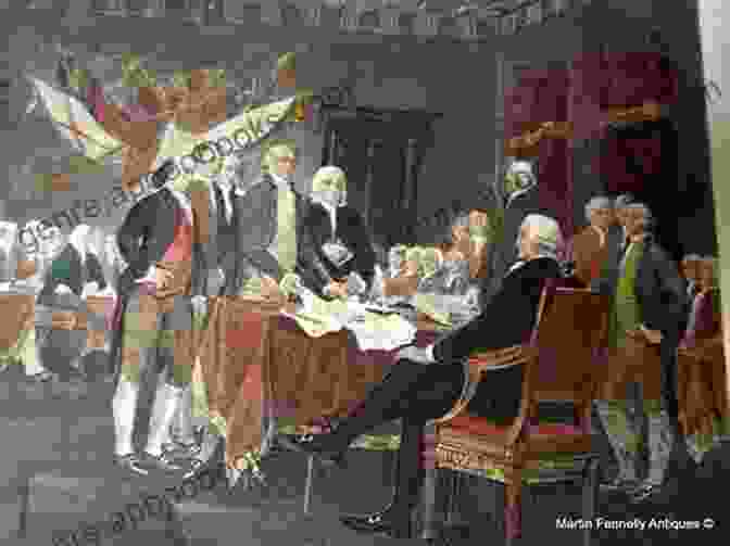 A Vintage Depiction Of The Signing Of The Declaration Of Independence. The Conscience Of The Constitution: The Declaration Of Independence And The Right To Liberty