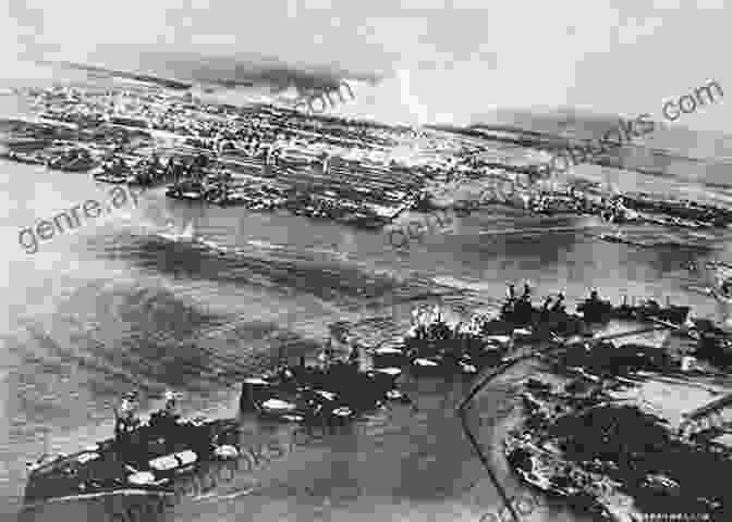 Aerial View Of Pearl Harbor During The Japanese Attack, Showing Smoke And Flames From Burning Ships Pearl Harbor: The WW2 Attack That Awoke A Sleeping Giant