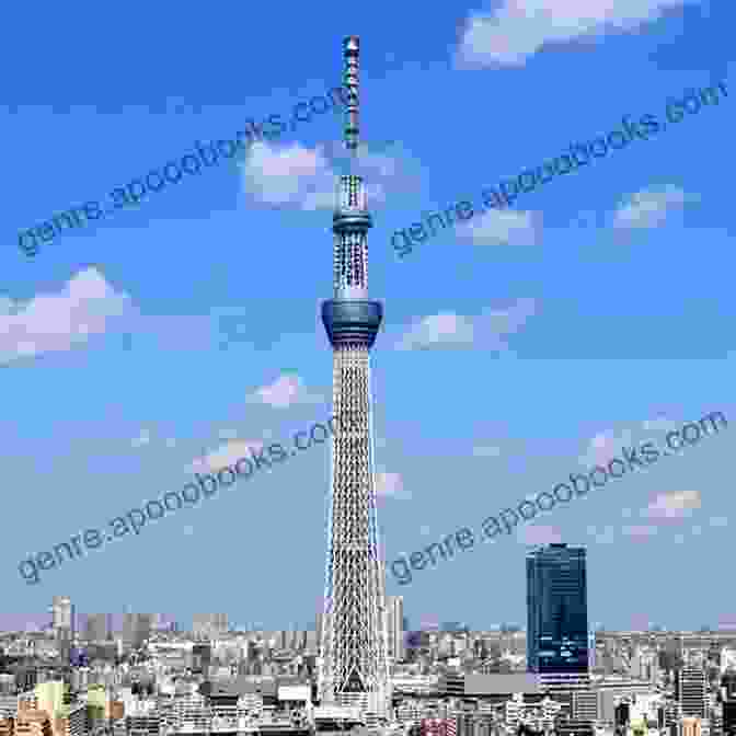 Black And White Photograph Of The Tokyo Skytree And Traditional Japanese Buildings In Asakusa Ten Cities: The Past Is Present