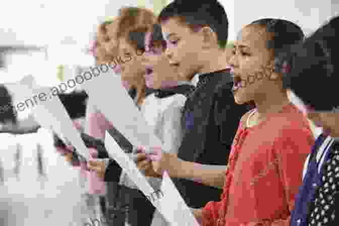 Children Singing In A Choir, Their Voices Soaring Through The Air, Accompanied By A Warm, Enveloping Sound, Conveying A Sense Of Joy And Hope. Prayer Of The Children (SSAA)