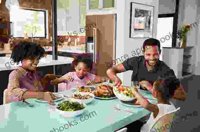 Family Enjoying Homemade Meal Made From Scratch