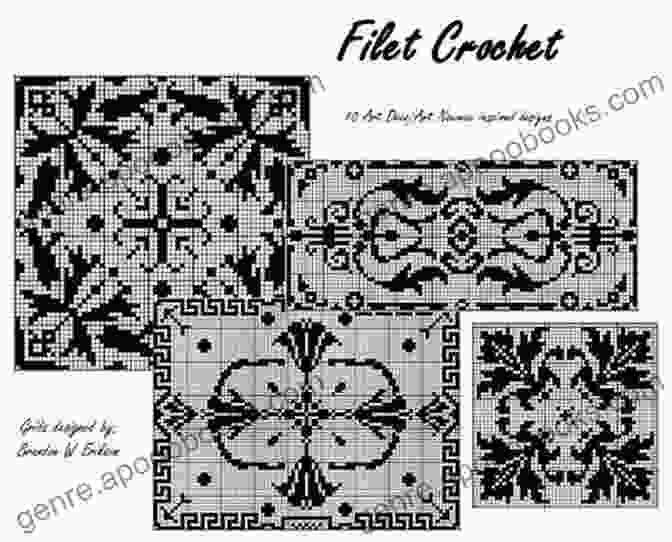 Filet Crochet 10 Deco Nouveau Designs Book Cover Filet Crochet: 10 Deco/Nouveau Designs