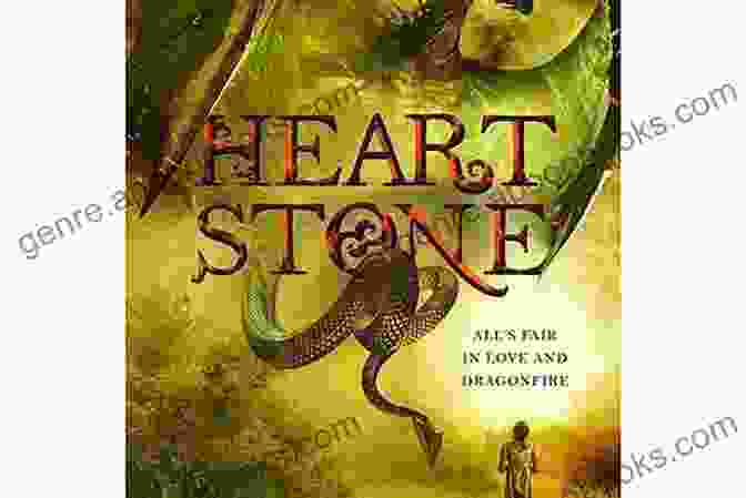 Heartstone Book Cover Featuring A Young Woman With A Glowing Heart Shaped Stone Heartstone (Heartstone 1) Elle Katharine White