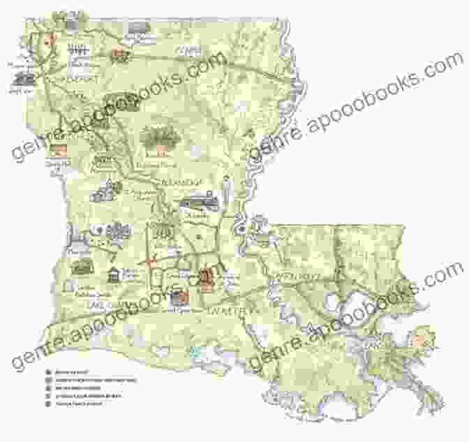 Map Of Louisiana Historic Byway River Road Rambler: A Curious Traveler Along Louisiana S Historic Byway (Southern Literary Studies)