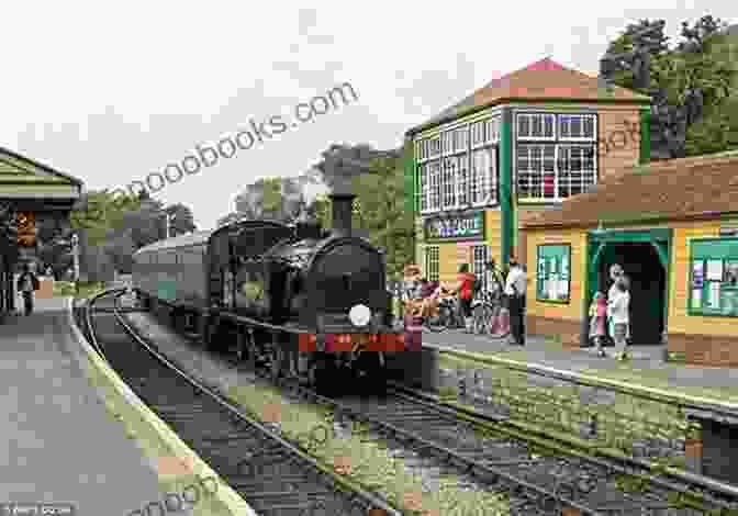 Old Railway Station With Steam Train Sussex Railway Stations Through Time