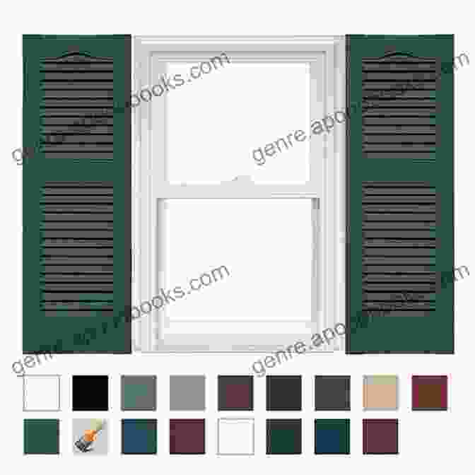 Open Shutters Book Cover Featuring A Pair Of Open Shutters With A Green Plant Open Shutters Mary Jo Salter