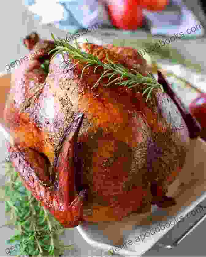 Smoked Chicken And Turkey, Showcasing The Golden Brown Skin And Juicy, Tender Meat Smoked Meats Cookbook: Recipes For Smoking Meats To Perfection