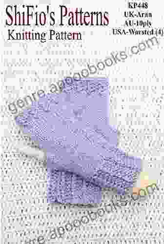 Knitting Pattern KP448 Ladies Fingerless Gloves